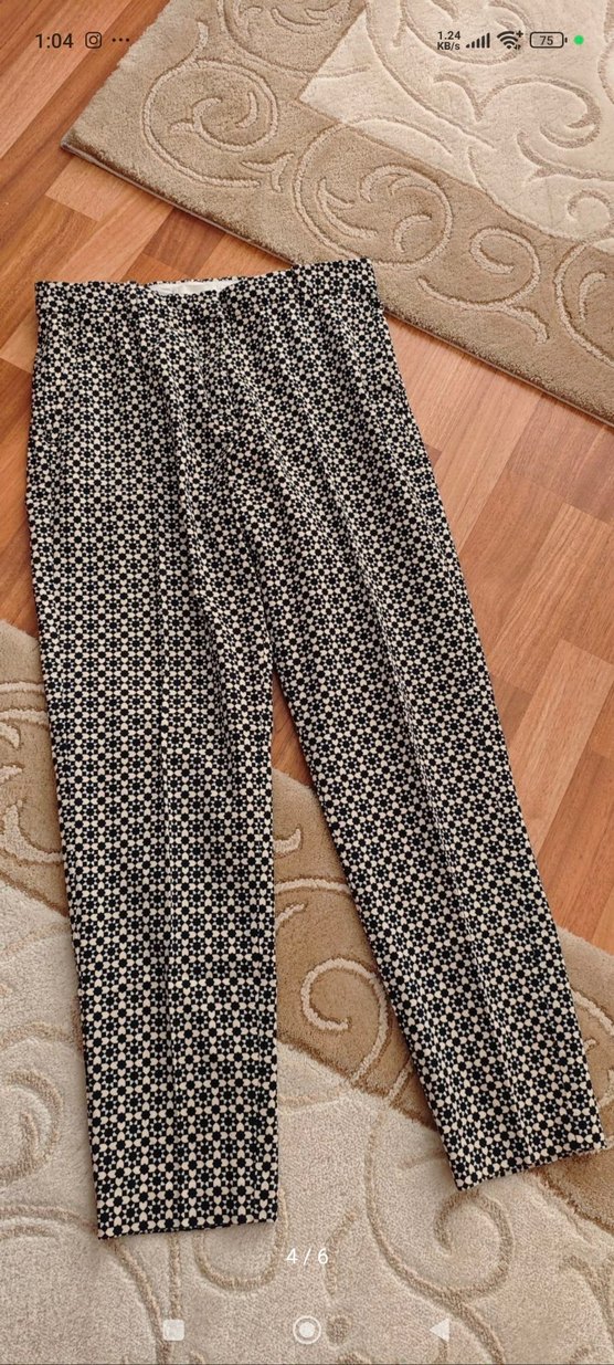 H&M Orta Bel Havuç Pantolon - Görsel 4