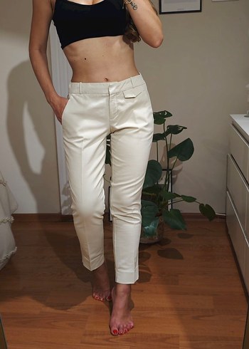 Mango Orta Bel Havuç Pantolon - Görsel 3