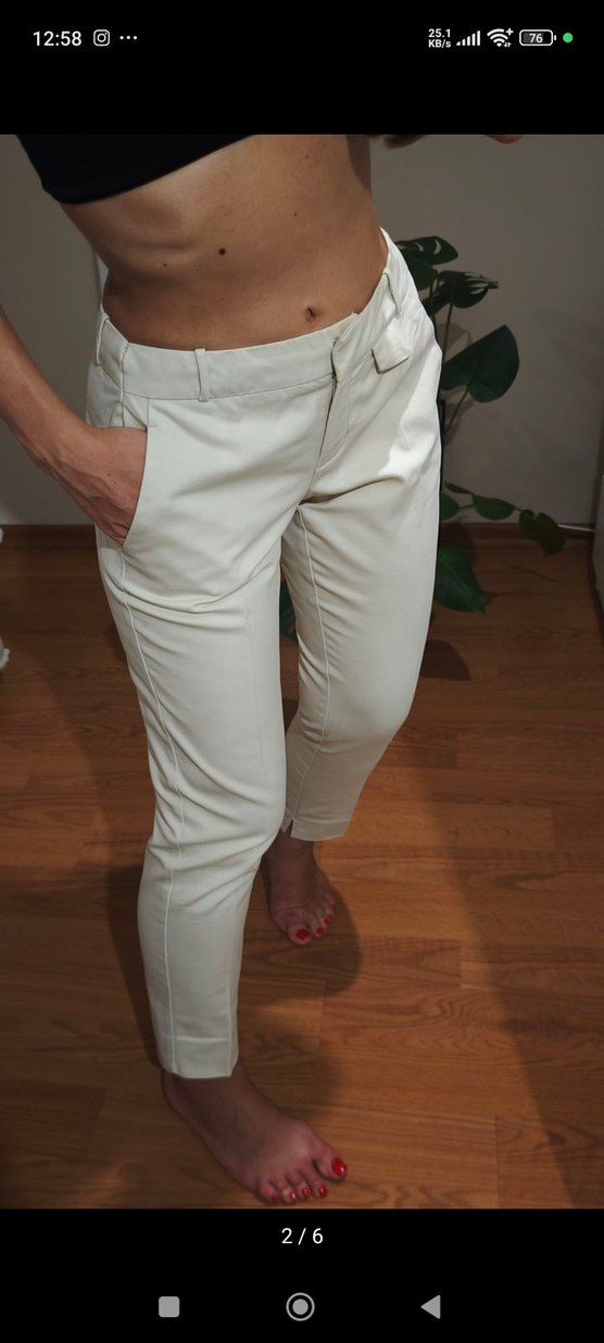 Mango Orta Bel Havuç Pantolon - Görsel 2