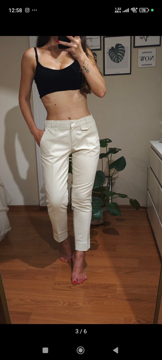 Mango Orta Bel Havuç Pantolon - Görsel 3