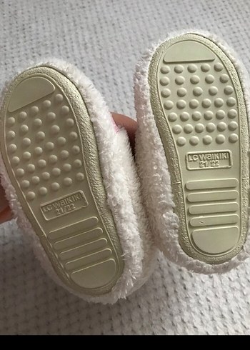 Kızlar için Pembe Nakışlı Sıcacık Terlik - Görsel 2