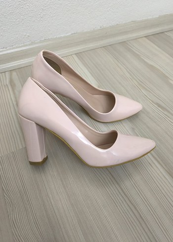 Bej Rugan Stiletto Topuklu Kadın Ayakkabı - Görsel 2