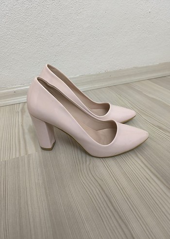 Bej Rugan Stiletto Topuklu Kadın Ayakkabı - Görsel 3