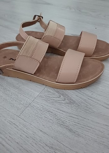 38 Beden POLARİS Bej Kadın Dolgu Topuklu Sandalet