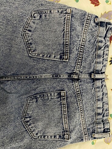 m Beden lacivert Renk mavi mom jean