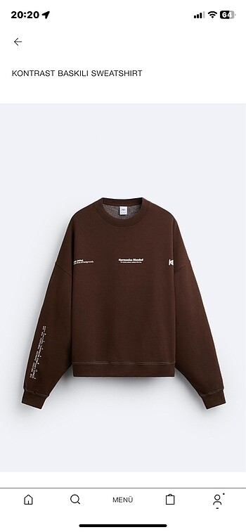 ZARA SWEATSHIRT