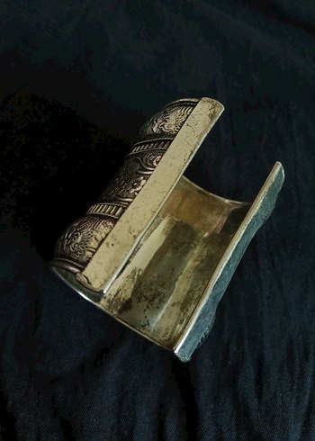  Beden vintage desenli kalın silver bileklik bohem tarzı