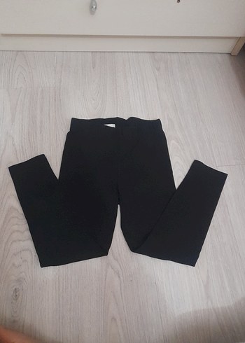 4 Yaş Beden Kızlar için Siyah Basic tayt
