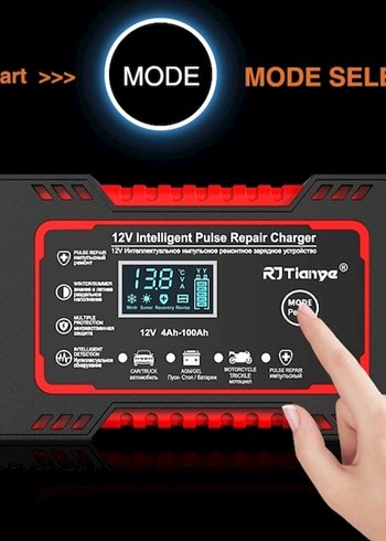 AKÜ ŞARJ VE ONARIM CİHAZI 12V 6A SIFIR - Görsel 2