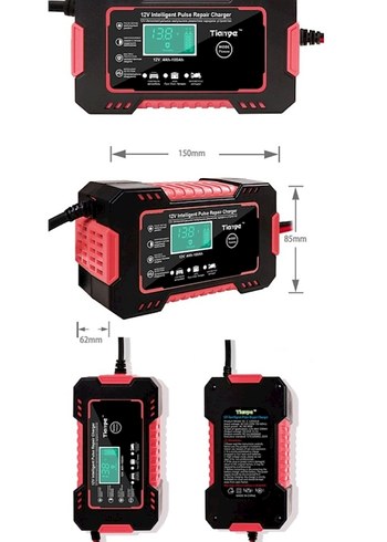 AKÜ ŞARJ VE ONARIM CİHAZI 12V 6A SIFIR - Görsel 3