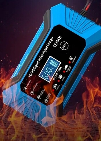 AKÜ ŞARJ VE ONARIM CİHAZI 12V 6A SIFIR - Görsel 6