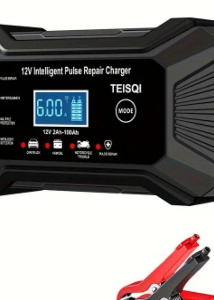 AKÜ ŞARJ VE ONARIM CİHAZI 12V 6A SIFIR - Görsel 2