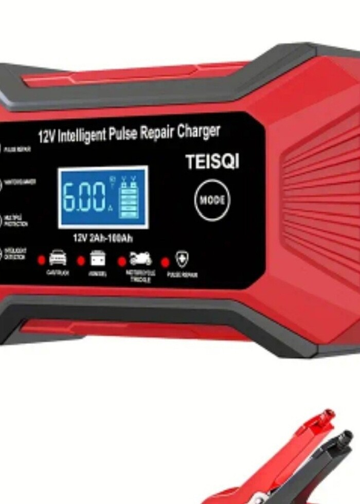 AKÜ ŞARJ VE ONARIM CİHAZI 12V 6A SIFIR - Görsel 3