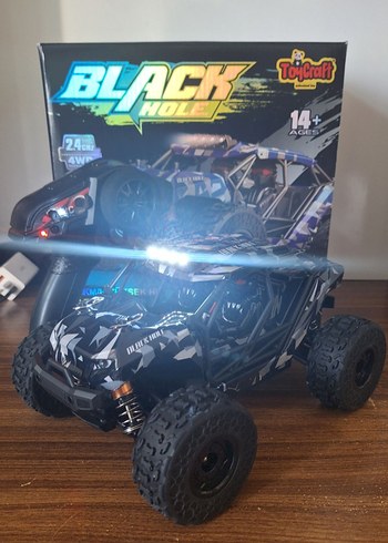 RC ARABA YÜKSEK HIZ SERVOLU POFESYONEL 4X4 LED FAR - Görsel 2