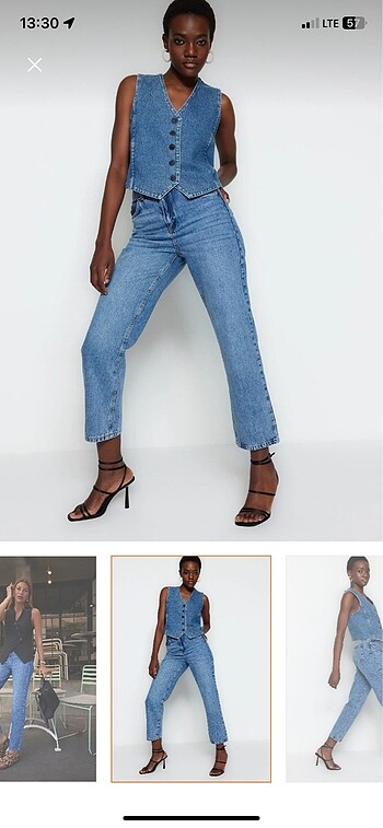 Trendyol & Milla Yüksek bel düz kesim straight jean