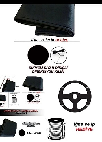 OTO DİREKSİYON KILIFI - Görsel 5