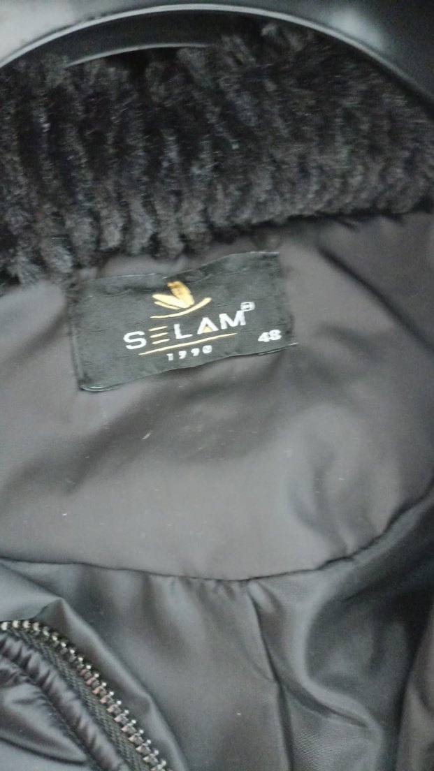 Siyah Kürklü Uzun Kadın Kışlık Mont - Görsel 3