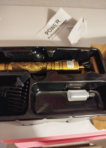 Ejderha Motifli Altın Renkli Tıraş Makinesi - Görsel 3