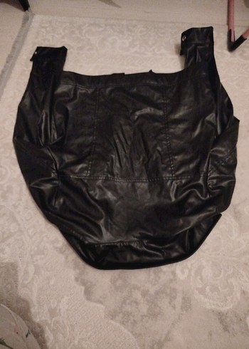 Deri Biker Ceket - Görsel 5