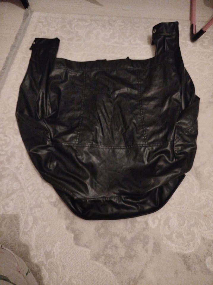 Deri Biker Ceket - Görsel 5