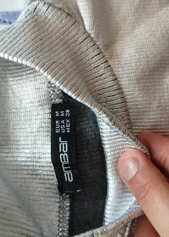 Metalik Görünümlü Crop - Görsel 5