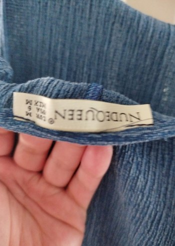 Kadın Lacivert Askılı Midi Elbise - Görsel 6