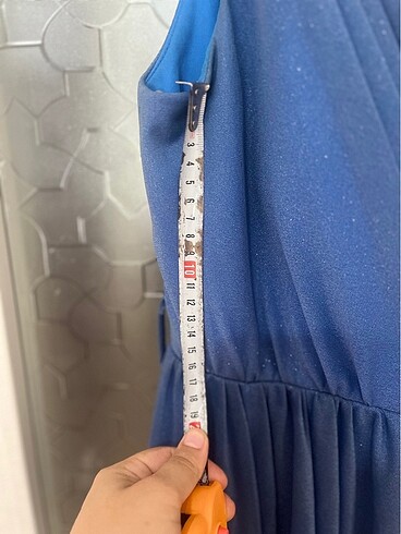 Tek kol kısa abiye - Görsel 10