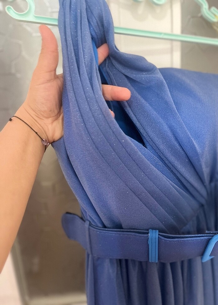 Tek kol kısa abiye - Görsel 4