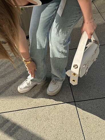 36 Beden mavi Renk Zara marka düz fit straight jean