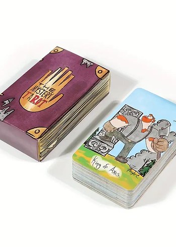 Beden Renk Esrarengiz Kasaba Tarot Fal Kartları