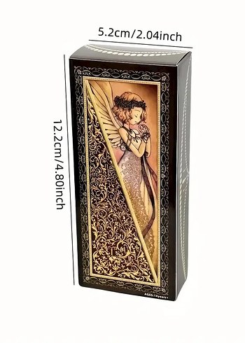  Beden Altın Detaylı İnce Tarot Destesi