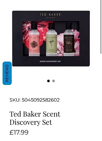 Ted Baker Vücut Kokusu