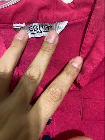 40 Beden pembe Renk Tunik önden düğmeli