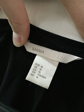 m Beden siyah Renk H&M elbise tişört