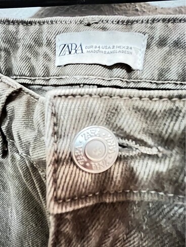 Zara kahve gri kot pantolon