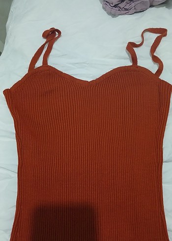 kiremit Triko Elbise hırka takim - Görsel 3