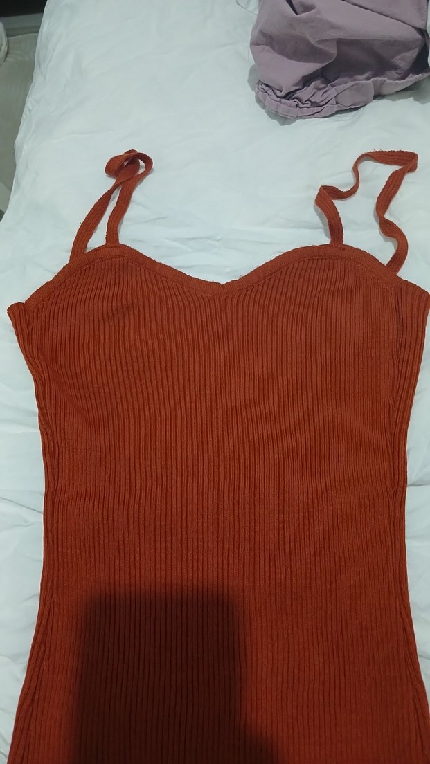 kiremit Triko Elbise hırka takim - Görsel 3