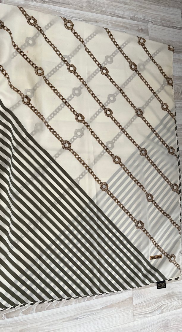 Zincir Detaylı Beyaz sarı yeşil Kadın Fu - Görsel 2