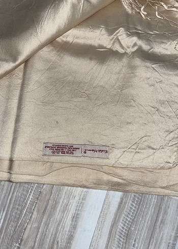 Bej İpek  Kadın Şal - Görsel 2