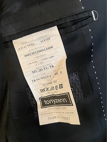 Takım elbise (yün) - Görsel 8