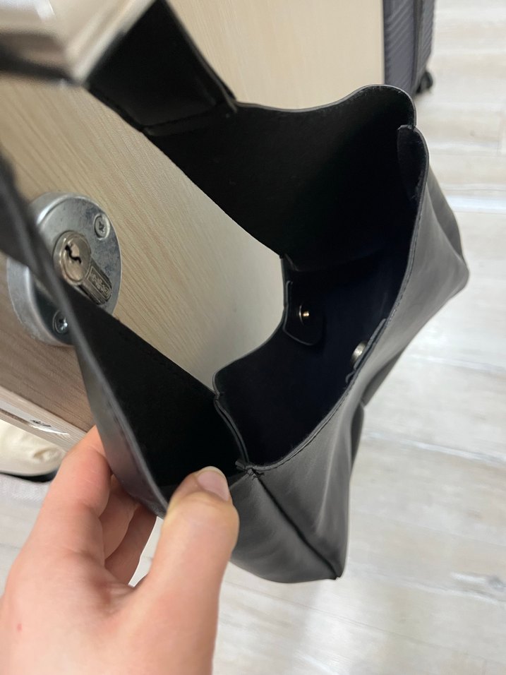 Siyah Deri Kadın Çanta - Görsel 2