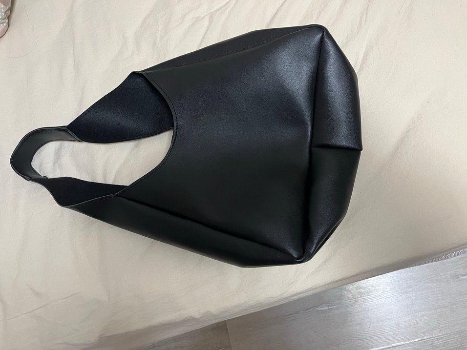 Siyah Deri Kadın Çanta - Görsel 4