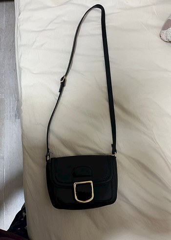 Modern Klasik Siyah Deri Kadın Çanta - Görsel 3