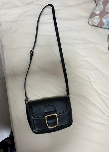 Modern Klasik Siyah Deri Kadın Çanta - Görsel 2