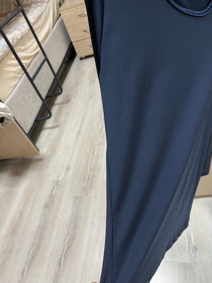 Lacivert Kadın Uzun Kollu Basic Bluz - Görsel 2