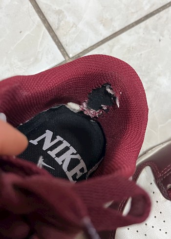 Bordo Bağcıklı Kadın Spor Ayakkabı - Görsel 3