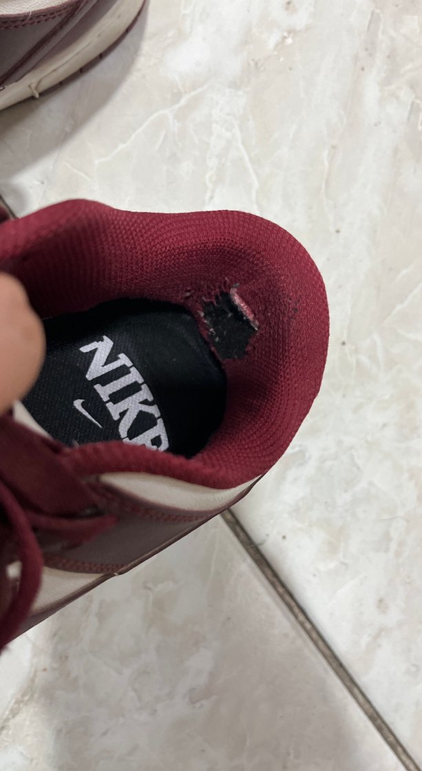 Bordo Bağcıklı Kadın Spor Ayakkabı - Görsel 4