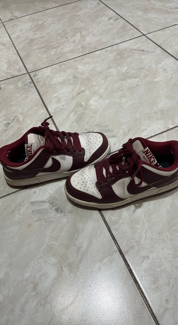 Bordo Bağcıklı Kadın Spor Ayakkabı - Görsel 2