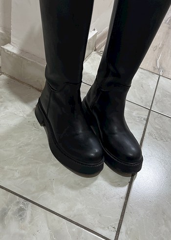 Siyah  Dizüstü Çizme - Görsel 2