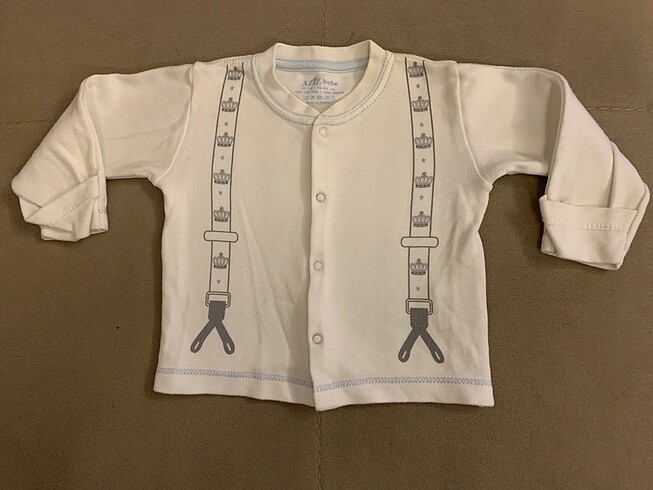 Aziz Bebe Erkek Bebek Hastane Çıkışı 0-3 ay, 4 parça - Görsel 5